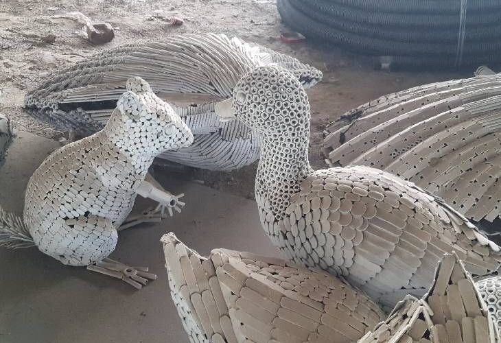 नोएडा में दो महीने में लीजिए जंगल ट्रेल का मजा: 18.7 एकड़ में बन रहा पार्क, यहां कबाड़ से बनाए गए डायनासोर, गैंडा, मगरमच्छ, अजगर, बंदर – Noida (Gautambudh Nagar) News