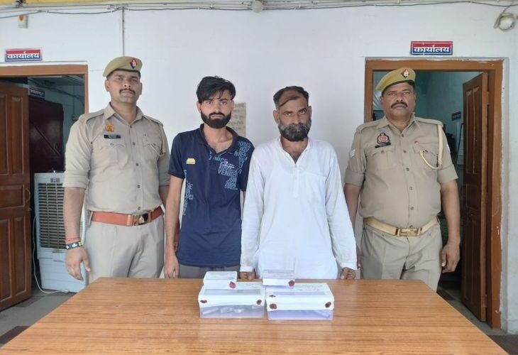 Animal smugglers opened fire on police team | पशु तस्करों ने पुलिस टीम पर की फायरिंग: दो आरोपी गिरफ्तार, तीन फरार; इंस्पेक्टर और दरोगा बाल-बाल बचे – Pilibhit News