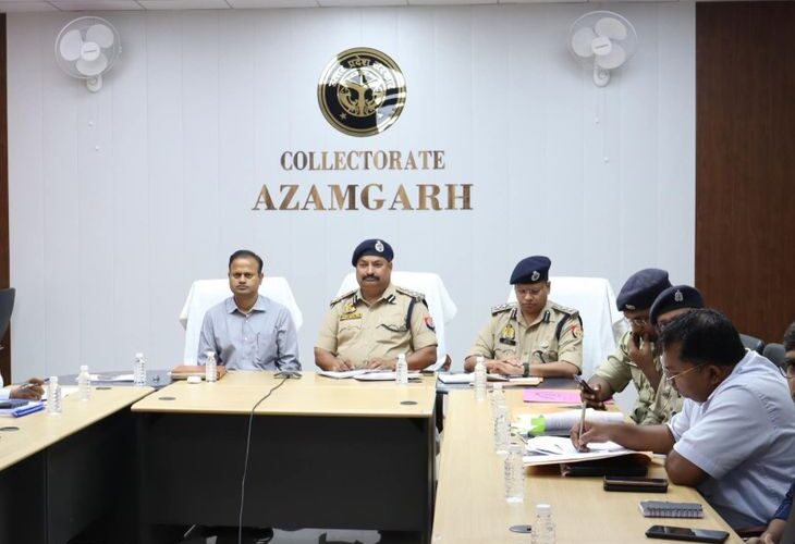 Chief Minister held a meeting through video conferencing | मुख्यमंत्री ने वीडियो कॉन्फ्रेंसिंग के साथ की मीटिंग: डीएम डीआईजी को दिए गए निर्देश जिले में शांतिपूर्वक और निष्पक्ष परीक्षा कराएं अधिकारी – Azamgarh News
