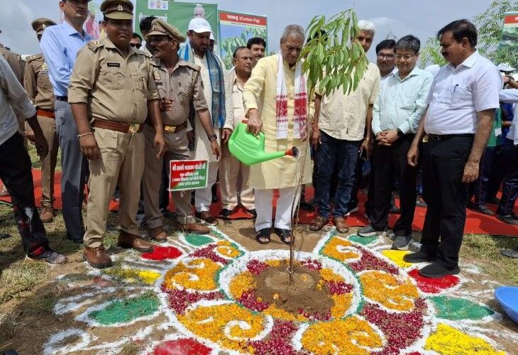 One tree in the name of mother campaign started | एक पेड़ मां के नाम अभियान की हुई शुरुआत: मथुरा में रोपे जाएंगे 38 लाख से ज्यादा पौधे,DM की पहल शस्त्र लाइसेंस आवेदन से पहले लगाएं 10 पेड़ – Mathura News