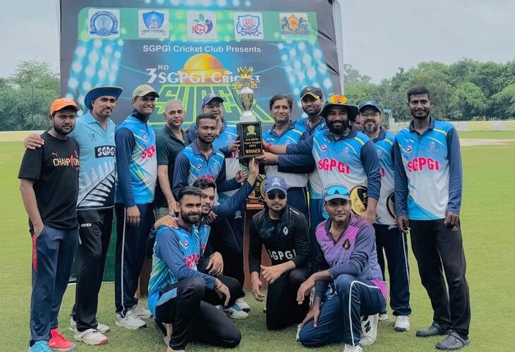 SGPGI Cricket Club won the Super League title | SGPGI क्रिकेट क्लब ने जीता सुपर लीग का खिताब: फाइनल में KGMU लीजेंड्स को 36 रन से हराया, आलोक एबीडी बने मैन ऑफ द सीरीज – Lucknow News
