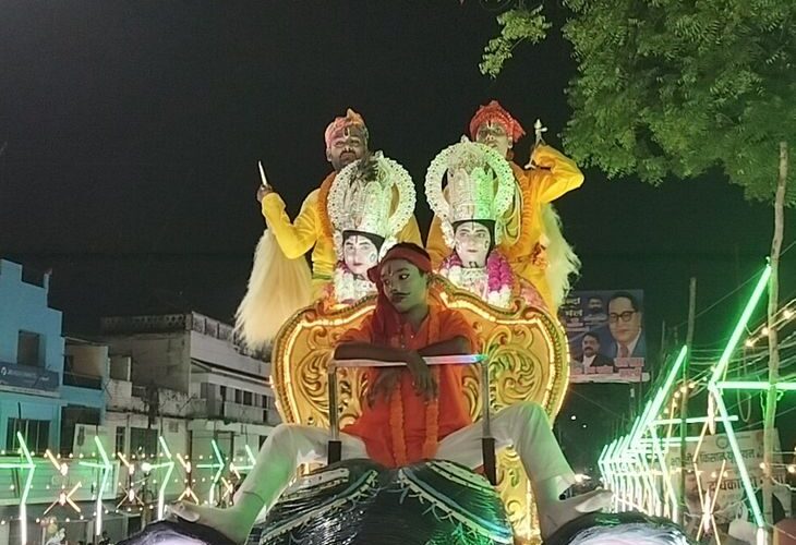 Dadhikando Fair of Sulemsarai of Prayagraj | प्रयागराज के सुलेमसराय का दधिकांदो मेला: रामदल की शोभायात्रा से हुआ आगाज, डिजिटल लाइटिंग और झांकियों से सजा मेला – Prayagraj (Allahabad) News