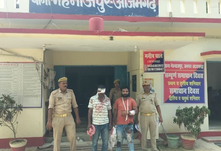 Two arrested for smuggling banned animals | प्रतिबंधित पशुओं की तस्करी करने वाले दो गिरफ्तार: गोकशी करने के लिए ले जा रहे थे आरोपी, ग्रामीणों ने दी थी मामले की सूचना – Azamgarh News